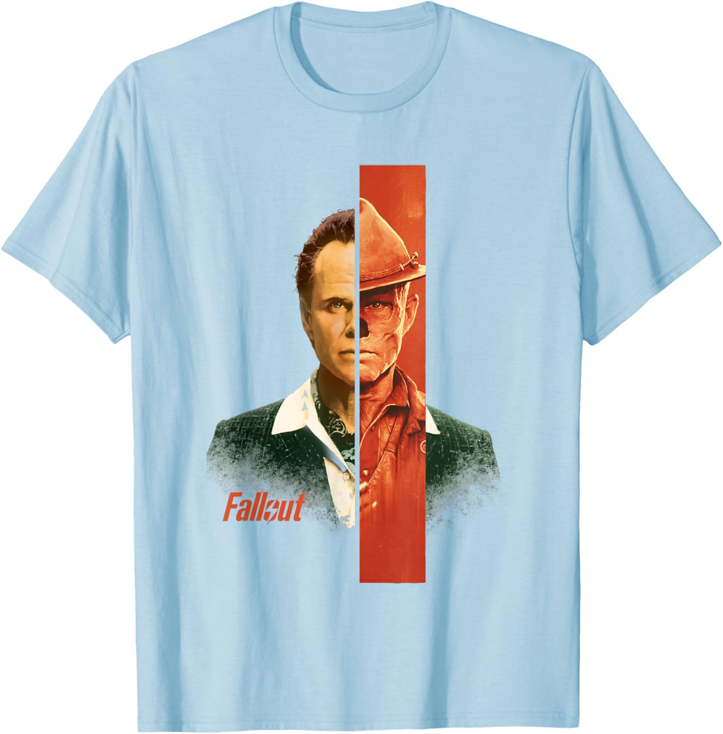 Fallout - Cooper Howard T-Shirt - T-Shirt | Light Blue