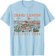 Grand Canyon National Park Arizona Vintage Nature Graphic T-Shirt - T-Shirt | Light Blue