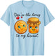 Funny Valentine's You're The Honey to My Biscuit Cute T-Shirt - T-Shirt | Light Blue