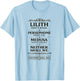 Strong Women Mythology Graphic Greek Empowerment T-Shirt - T-Shirt | Light Blue