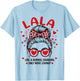 LALA Valentine Quote for Loving Grandma with Cute Bow T-Shirt - T-Shirt | Light Blue