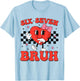 Six Seven Bruh 6 7 Meme Funny Valentines Day Girls Kids T-Shirt - T-Shirt | Light Blue