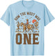 How The West was One 1 Year Old Kids Cowboy 1st Birthday Boy T-Shirt - T-Shirt | Light Blue