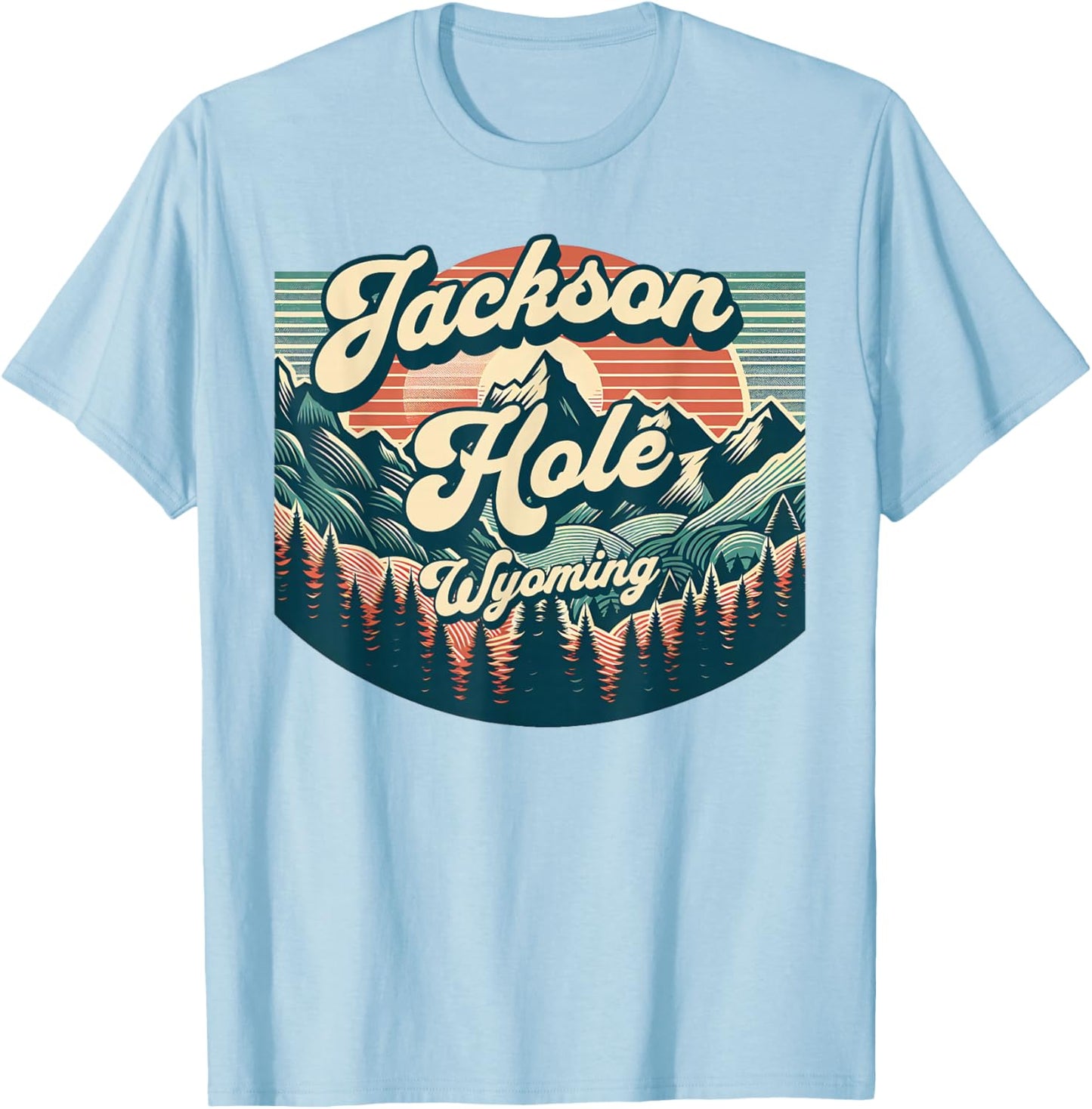 Jackson Hole T-Shirt - T-Shirt | Light Blue