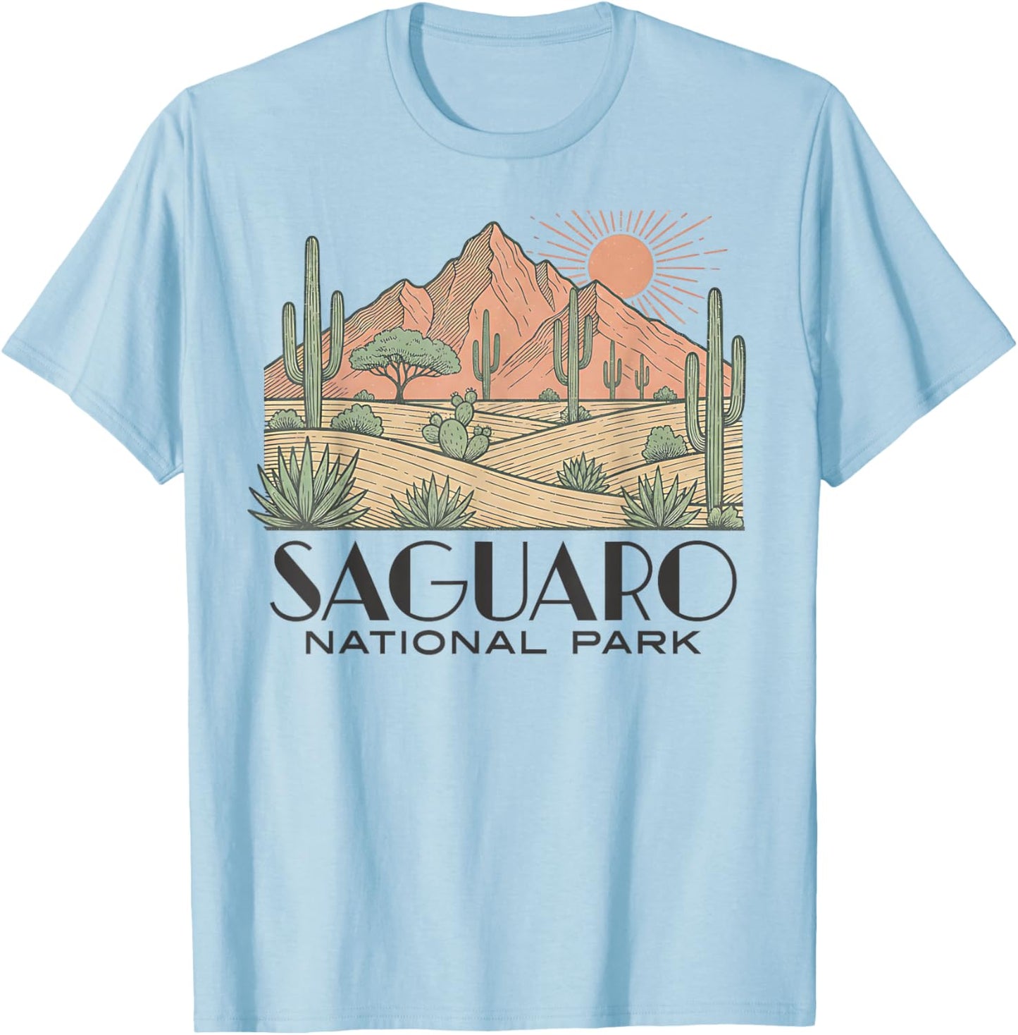 Saguaro National Park T-Shirt - T-Shirt | Light Blue