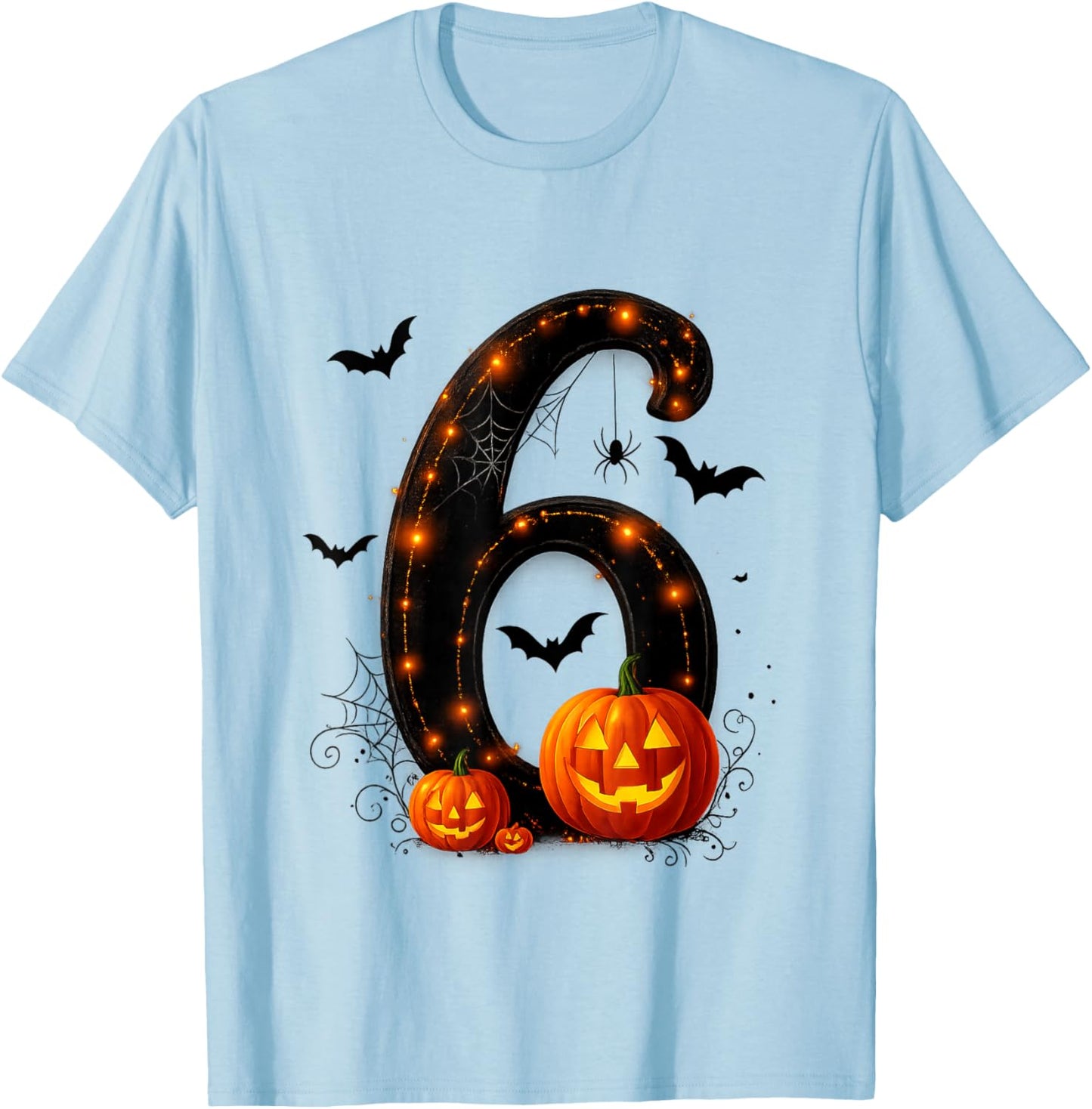 Funny 67 Six Seven Meme Couple Matching Halloween Costume T-Shirt - T-Shirt | Light Blue