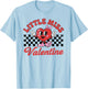 Little Miss Valentine T-Shirt - T-Shirt | Light Blue
