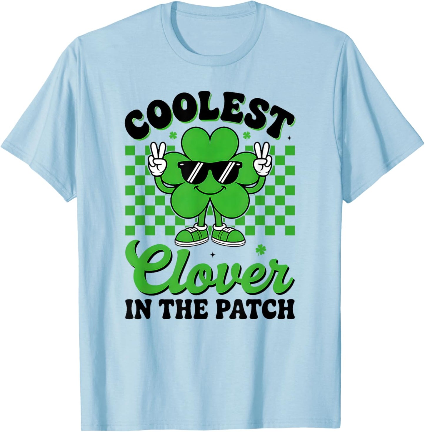Coolest Clover in The Patch St Patricks Day Irish Boys Kids T-Shirt - T-Shirt | Light Blue
