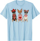 Cute Rat Terrier Valentine Dog T-Shirt - T-Shirt | Light Blue