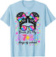 Funny Bruh Its My 67 33 Days of School Kids Girl 100th Day T-Shirt - T-Shirt | Light Blue