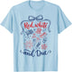 4th of July Pregnancy Reveal Red White and Due T-Shirt - T-Shirt | Light Blue