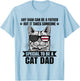 Any Man Can Be A Father But It Takes Someone Special Cat Dad T-Shirt - T-Shirt | Light Blue