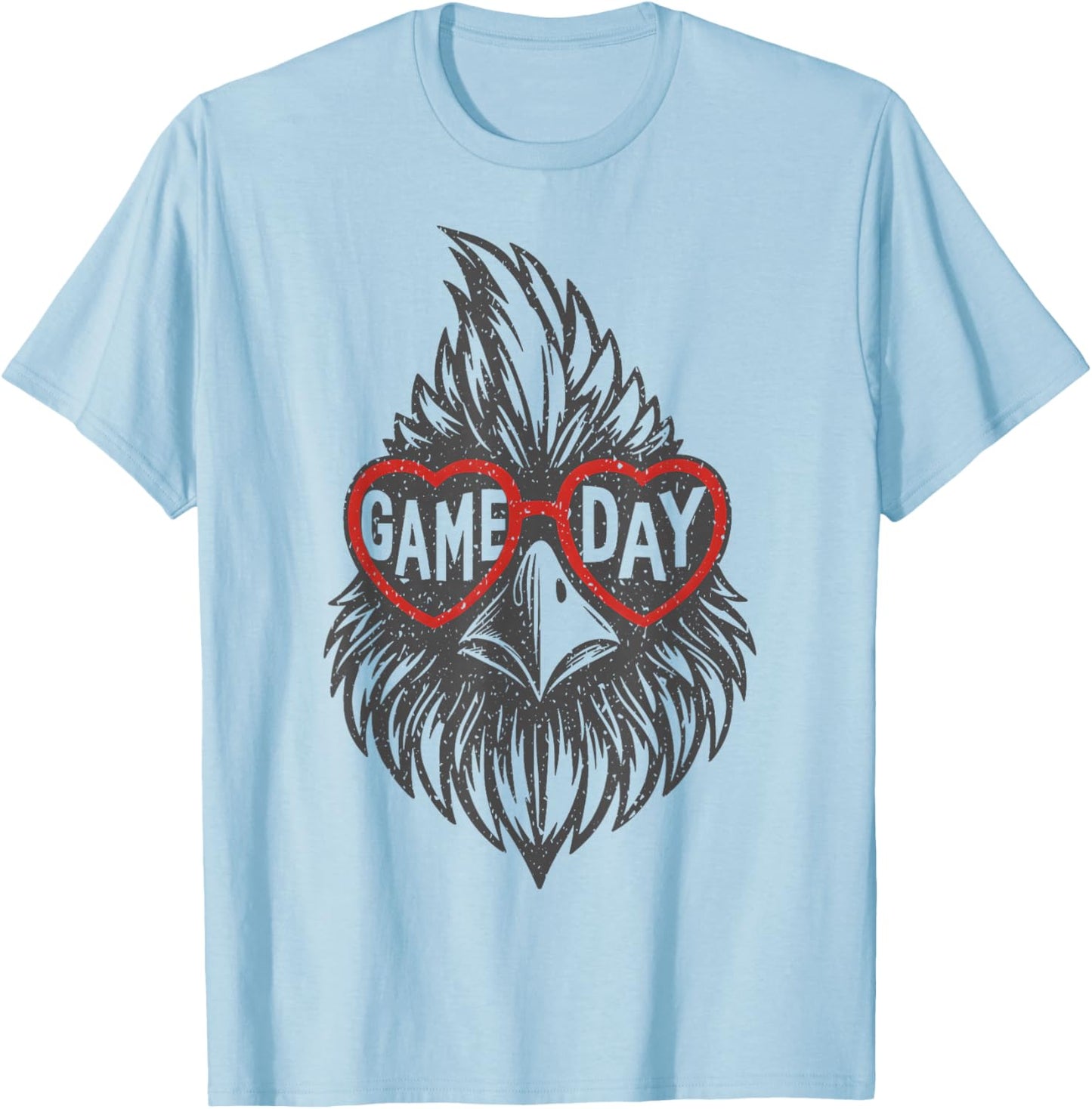 Vintage Retro Cardinal Name Game Day Gift Women Kid T-Shirt - T-Shirt | Light Blue