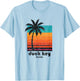 Duck Key Florida Retro Vintage Weathered Souvenir T-Shirt - T-Shirt | Light Blue