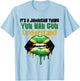 It's A Jamaican Thing Yuh Nah Guh Understand Jamaica Flag T-Shirt - T-Shirt | Light Blue