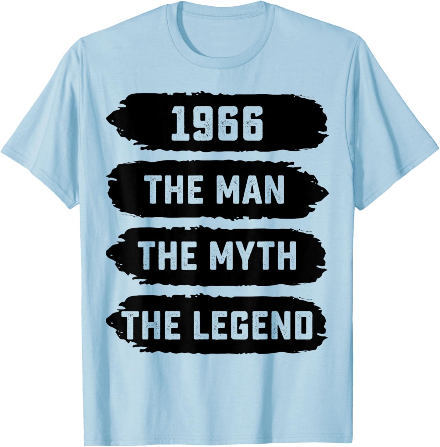 60th Birthday Gift Man Myth Legend 1966 60 Years Old T-Shirt - T-Shirt | Light Blue