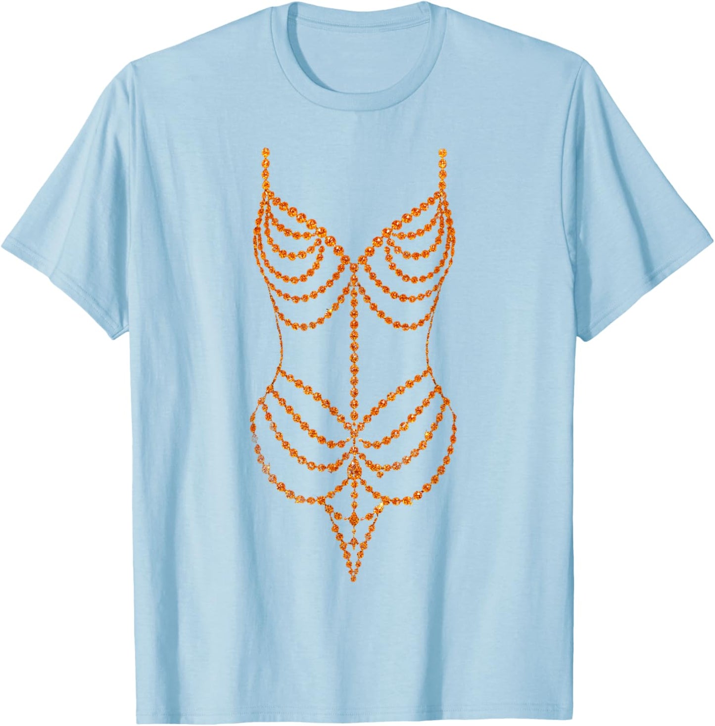 Showgirl Halloween Costume T-Shirt - T-Shirt | Light Blue