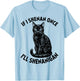 If I Shenan Once I'll Shenanigan St Patricks Day Cat T-Shirt - T-Shirt | Light Blue
