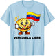 Venezuela Libre Venezuelan Freedom Strong Proud Pride T-Shirt - T-Shirt | Light Blue
