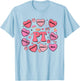 Physical Therapy Valentines Day Heart Candy PT PTA Therapist T-Shirt - T-Shirt | Light Blue