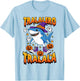 Halloween Shark Tralalero Tralala Italian Brainrot Meme Kids T-Shirt - T-Shirt | Light Blue