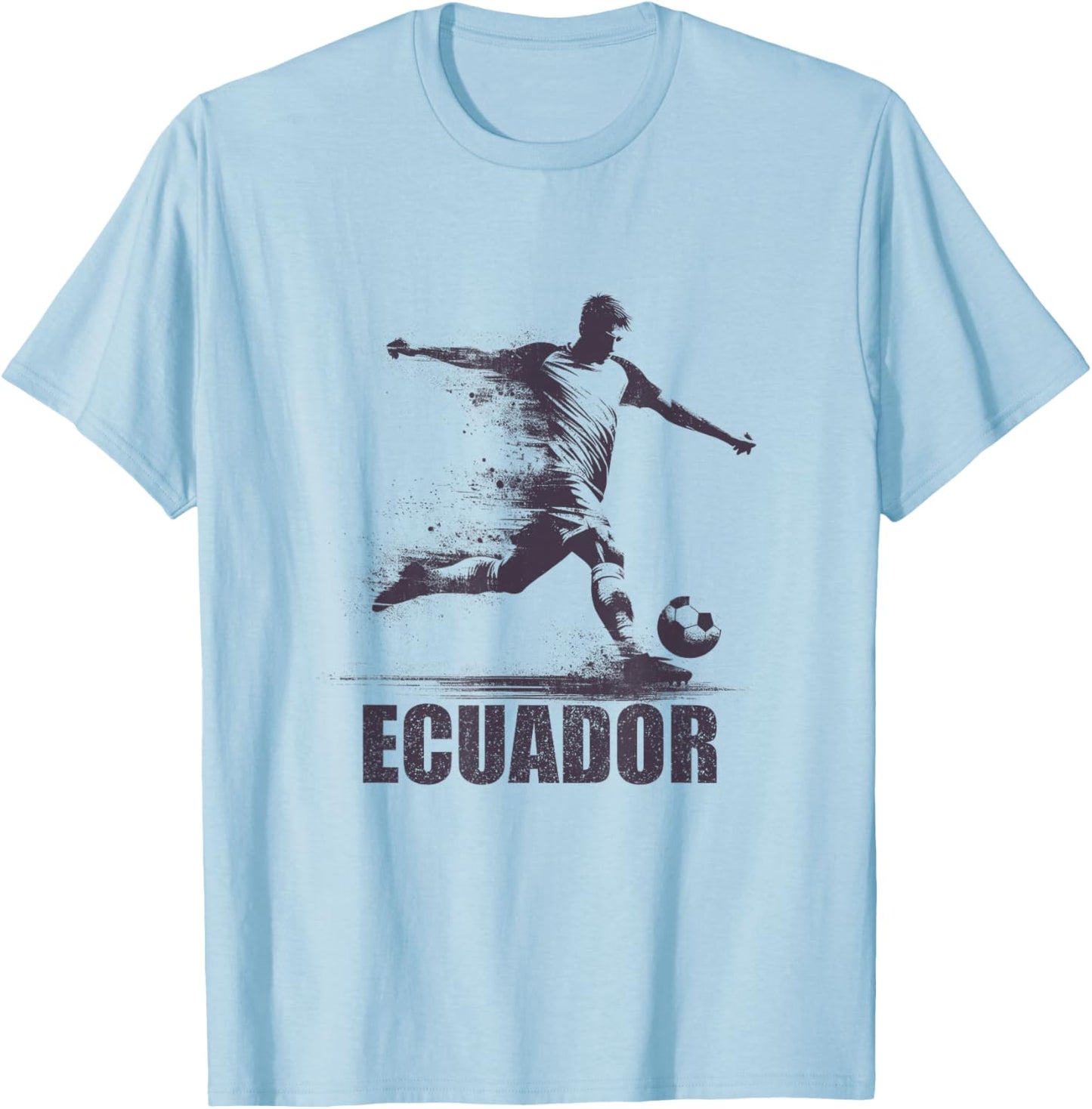 Ecuador 2026 Celebration Support Ecuadorian T-Shirt - T-Shirt | Light Blue