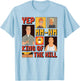 King of The Hill Hank Dale Bill and Boomhauer Panels Poster T-Shirt - T-Shirt | Light Blue