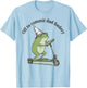 Off to Commit Dad Foolery Funny Frog T-Shirt - T-Shirt | Light Blue