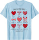 Fruit of The Spirit Christian Hearts Galatians T-Shirt - T-Shirt | Light Blue