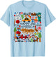 Happy 250 America 1776 2026 Years of Freedom 250th Birthday T-Shirt - T-Shirt | Light Blue