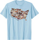 Black History is American History Coquette Bow Women Girls T-Shirt - T-Shirt | Light Blue