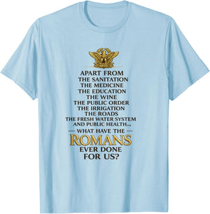 Ancient Rome Humor Classical History Buff Funny Civilization T-Shirt - T-Shirt | Light Blue