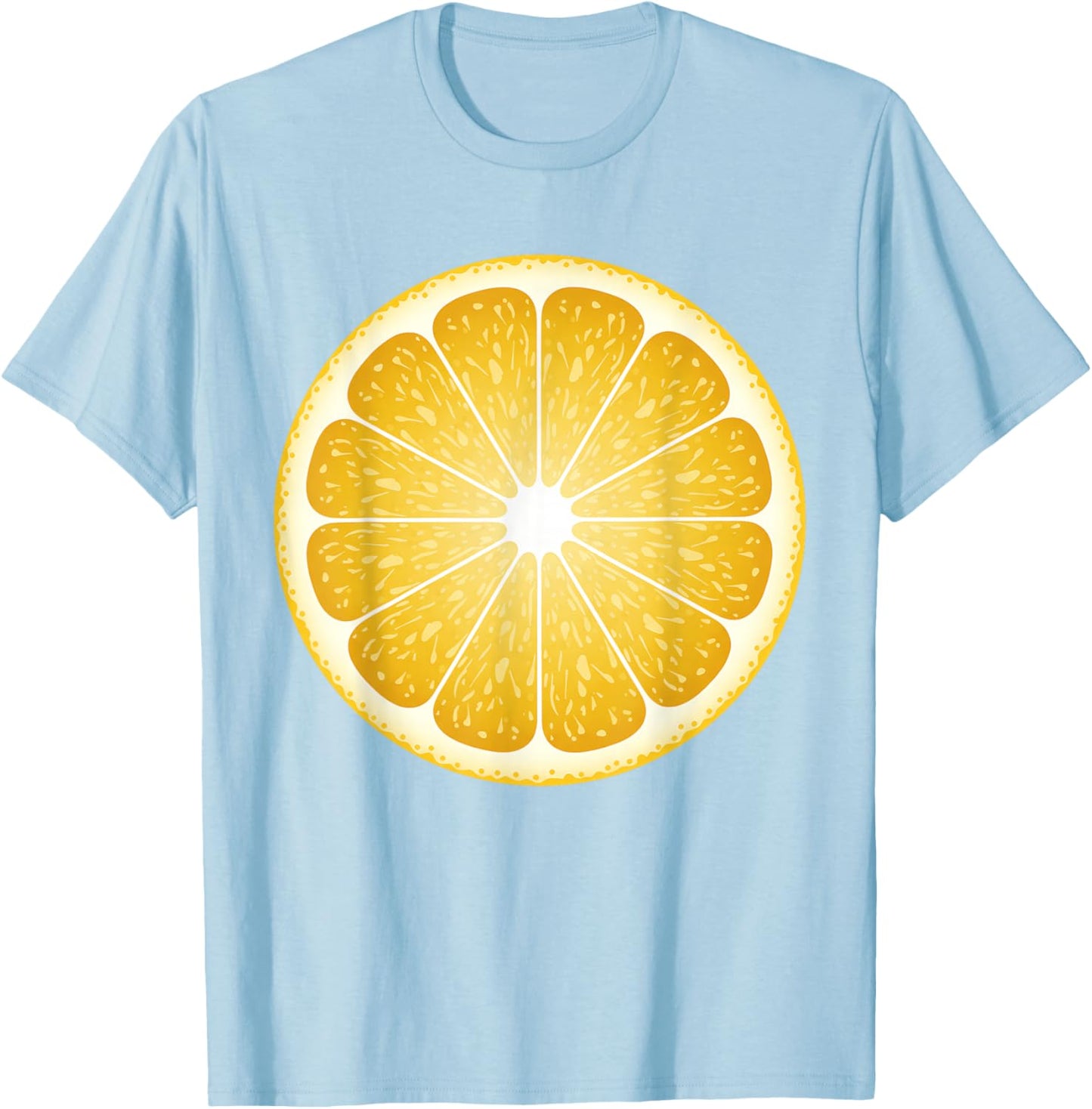 Lemon Slice Costume Halloween Fruit Salad Lover T-Shirt - T-Shirt | Light Blue