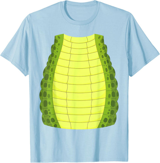 Crocodile Belly Shirt Adult Kids Men Women Alligator Costume T-Shirt - T-Shirt | Light Blue
