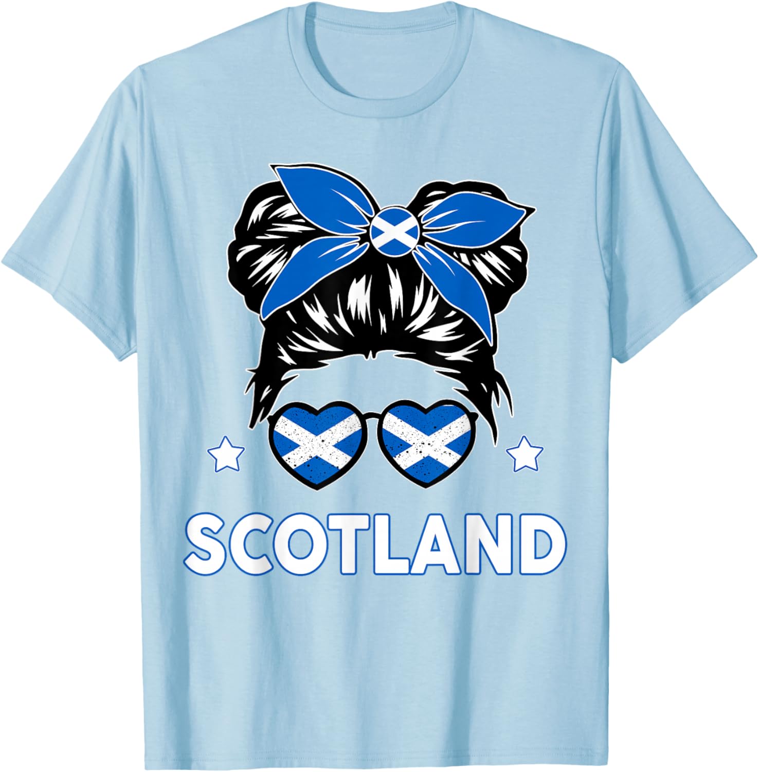 Toddler Girl Scotland-Shirt Scottish Flag Kids Women Teen T-Shirt - T-Shirt | Light Blue