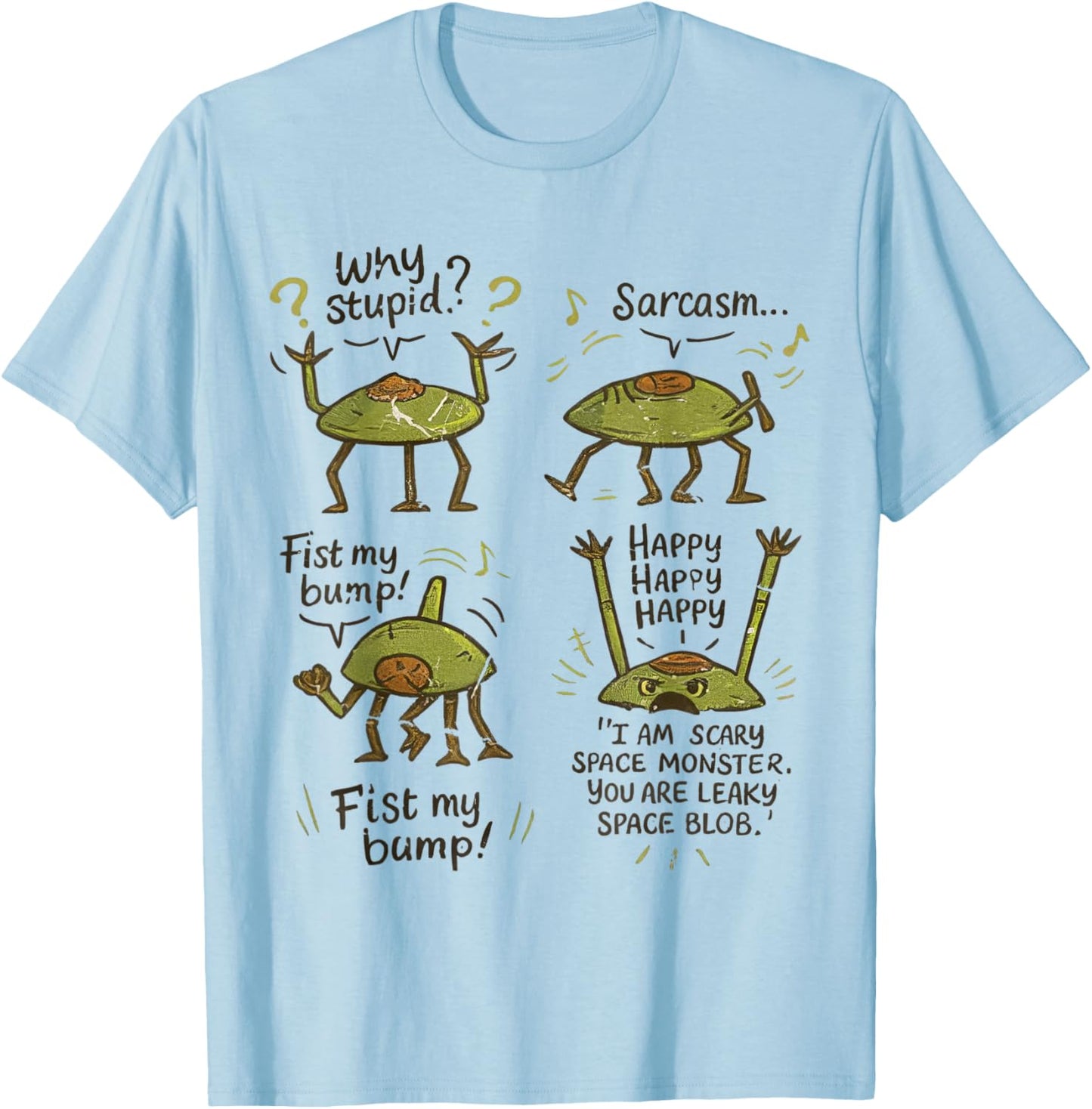 Rocky Project Hail Mary Funny Meme T-Shirt - T-Shirt | Light Blue