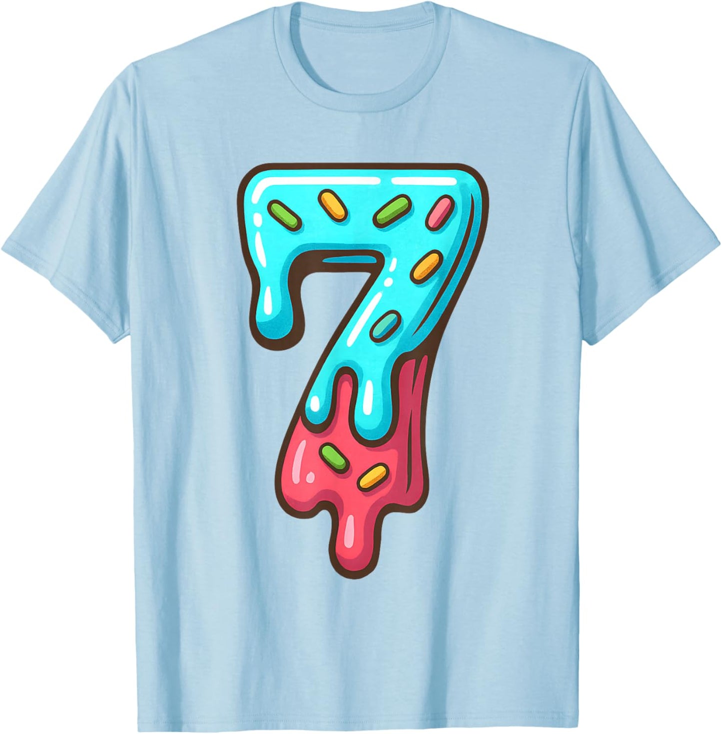 67 Meme Cream Couple Matching Halloween Funny Six Seven 6 7 T-Shirt - T-Shirt | Light Blue