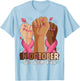 Breast Cancer Awareness Month in October We Wear Pink 2025 T-Shirt - T-Shirt | Light Blue