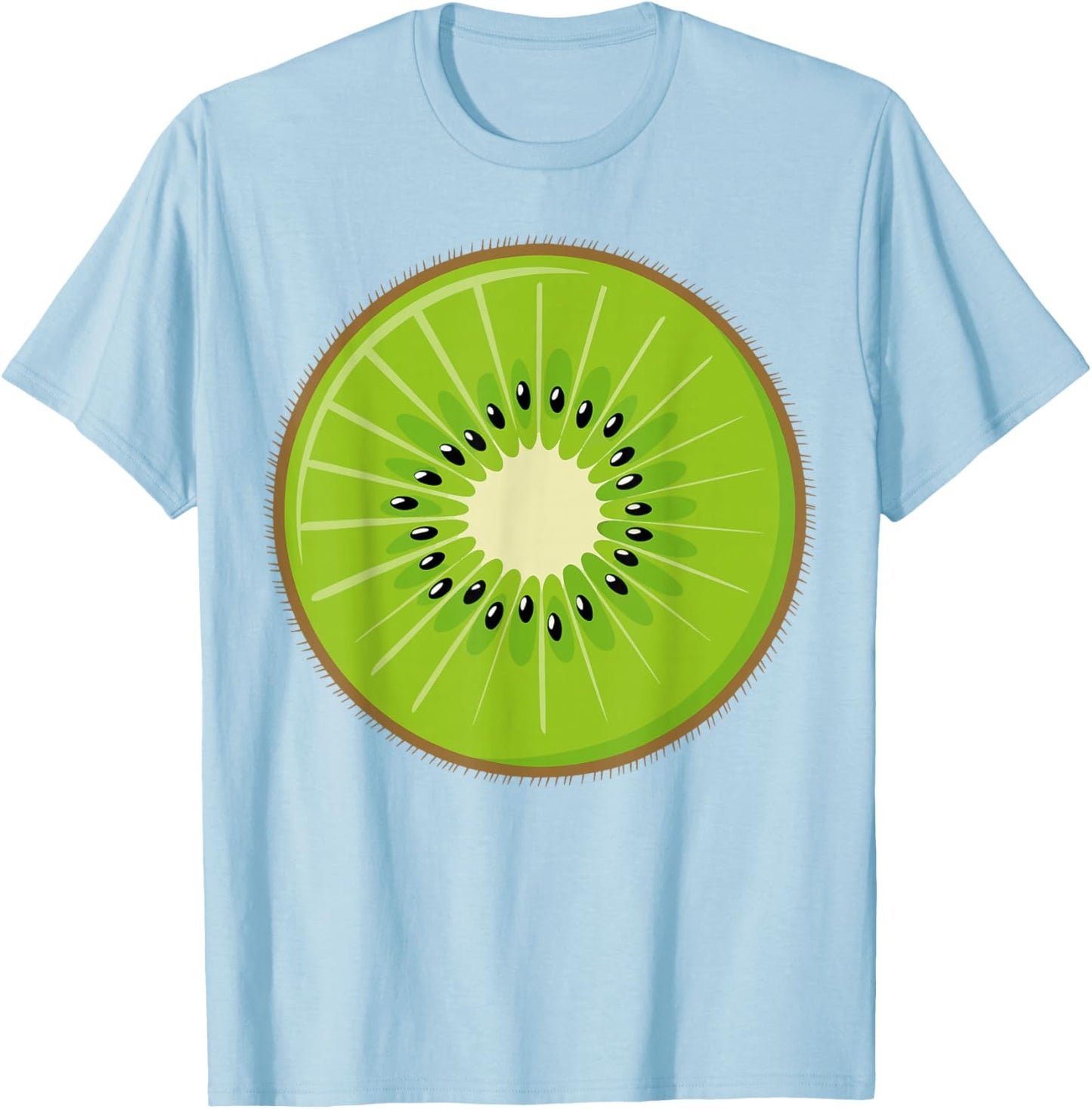 Kiwi Shirt Adult Men Women Kids Fruit Green Kiwi Costume T-Shirt - T-Shirt | Light Blue