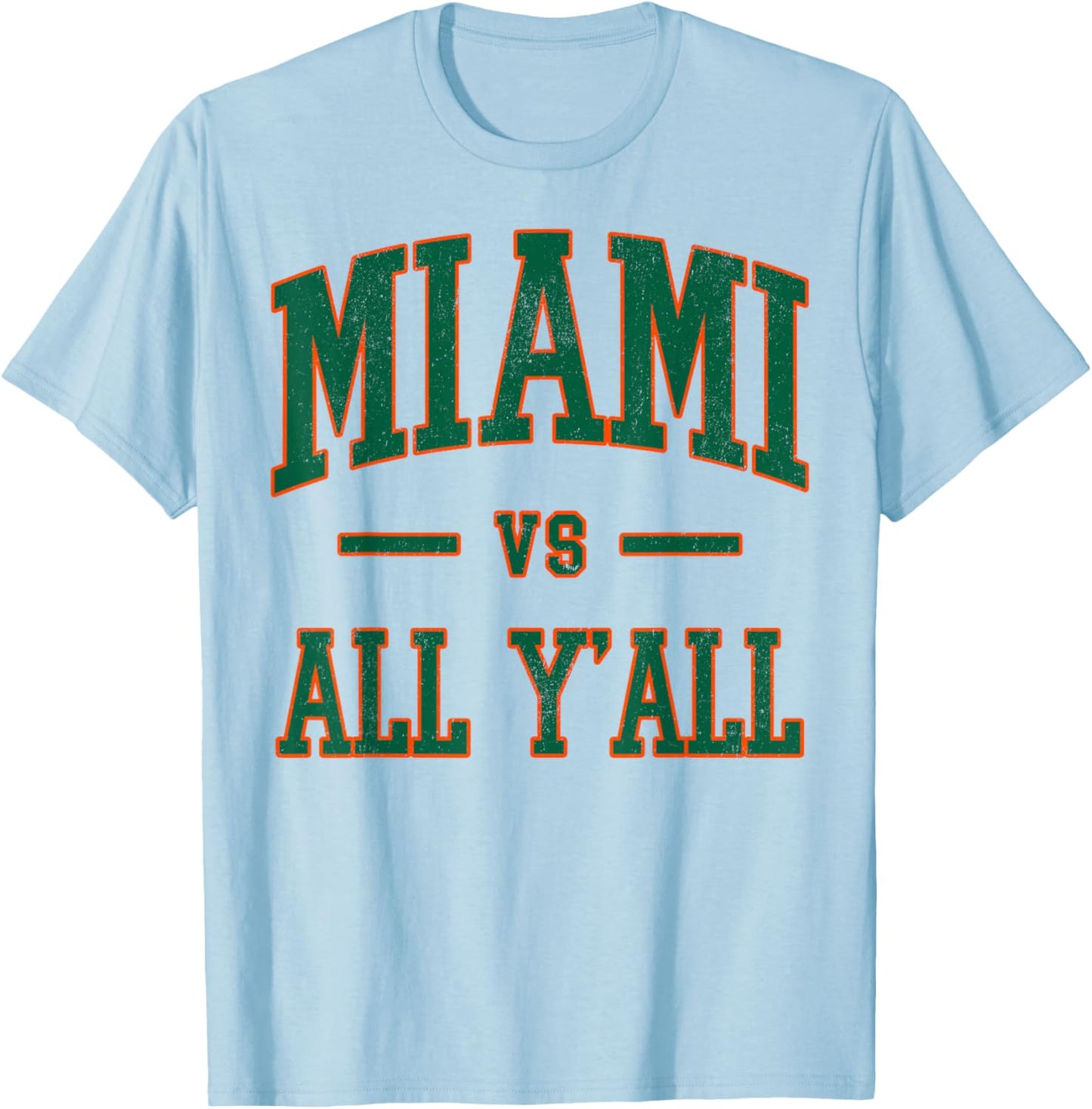Vintage Miami Vintage Design Men Women Kids T-Shirt - T-Shirt | Light Blue