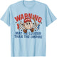 Vintage May Be Louder Than The Umpire Funny Baseball Season T-Shirt - T-Shirt | Light Blue