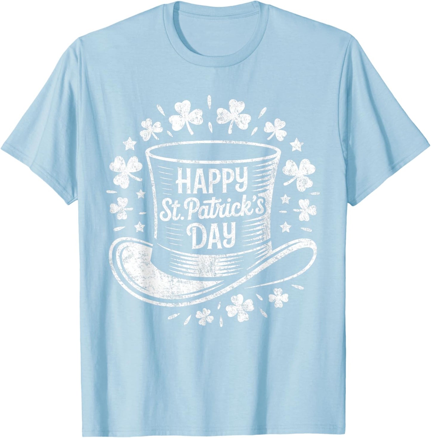 Happy St Patricks Day T-Shirt - T-Shirt | Light Blue