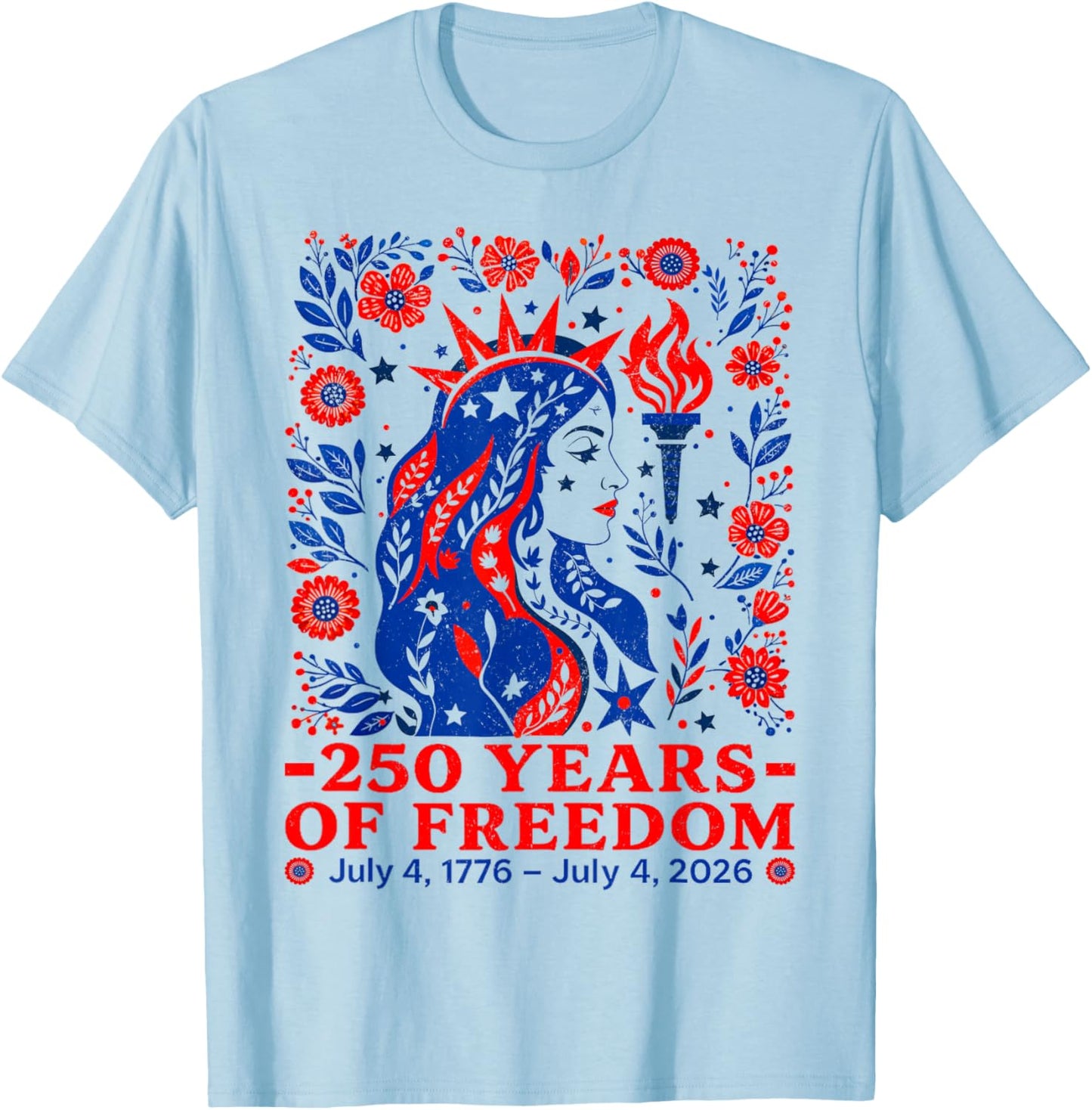 4th of July T-Shirt - T-Shirt | Light Blue