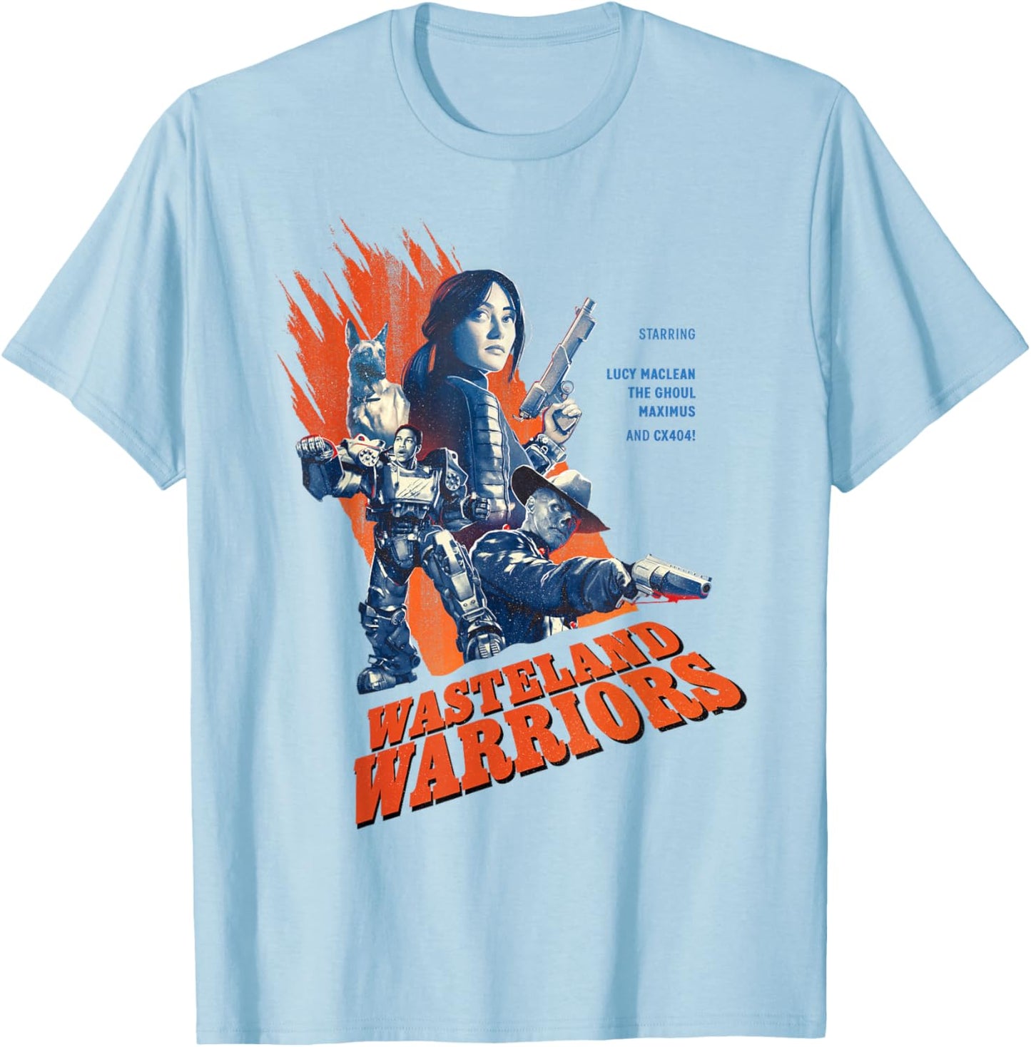 Fallout - Wasteland Warriors T-Shirt - T-Shirt | Light Blue