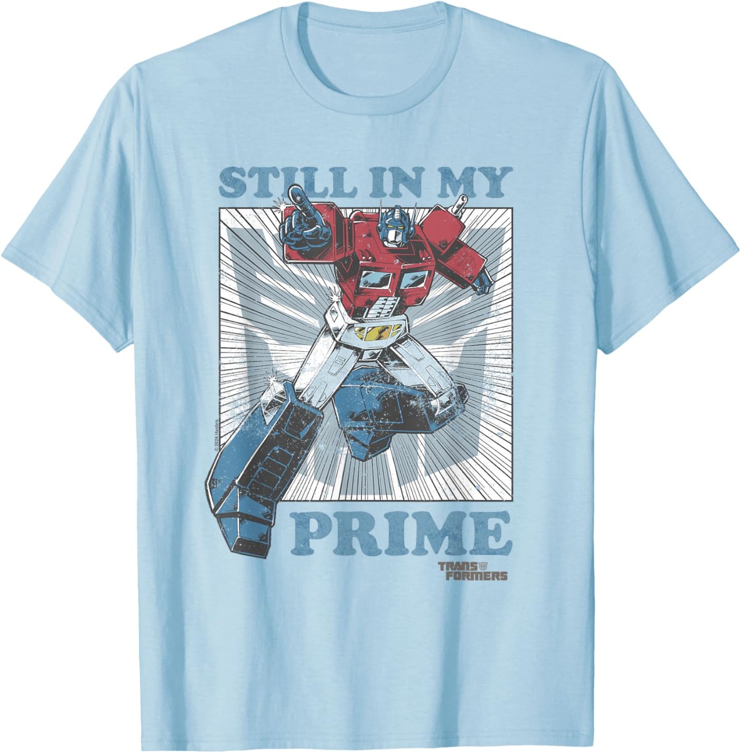 Transformers Dad Still in My Prime Father's Day T-Shirt - T-Shirt | Light Blue