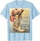 Jesus Loving Girl and Boots Country Faith Design T-Shirt - T-Shirt | Light Blue