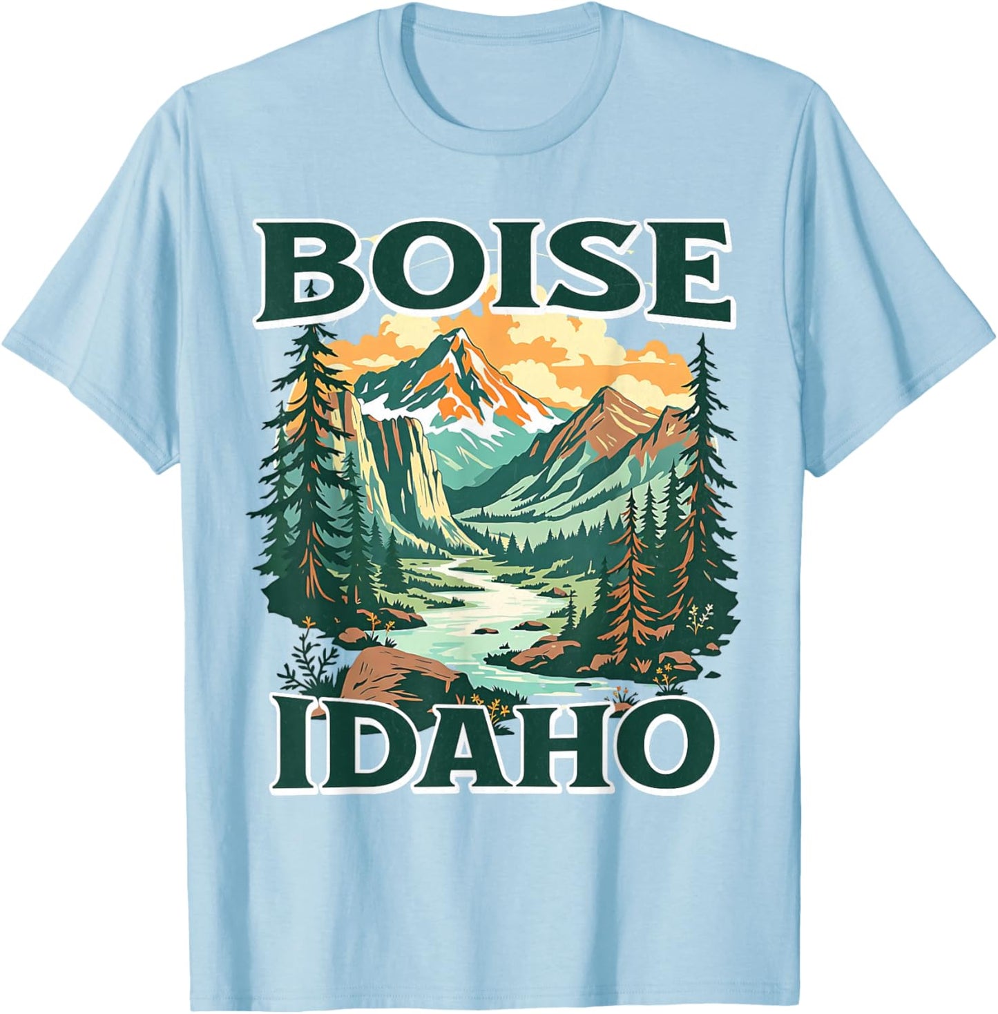 Boise T-Shirt - T-Shirt | Light Blue