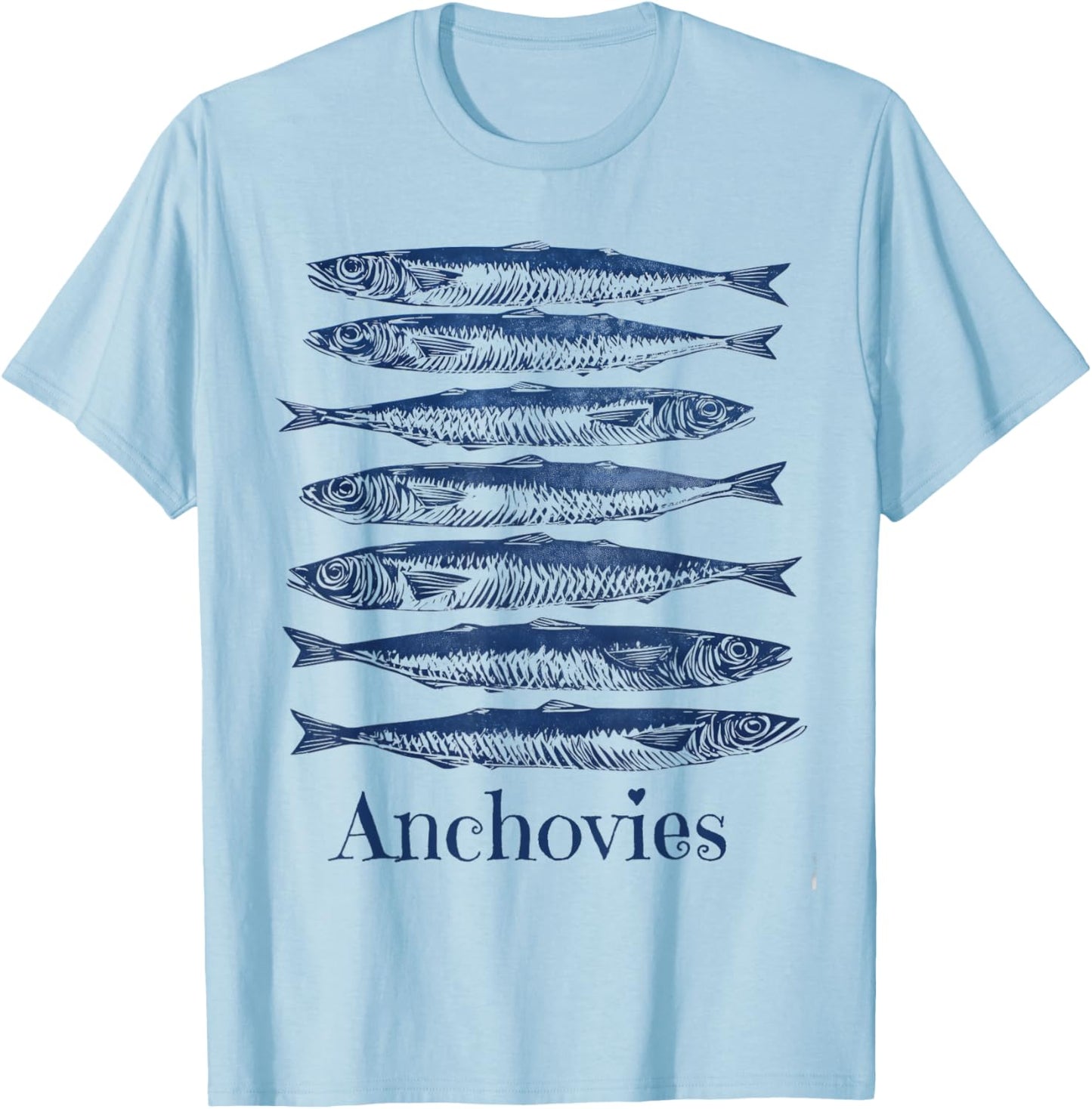 Anchovies T-Shirt - T-Shirt | Light Blue