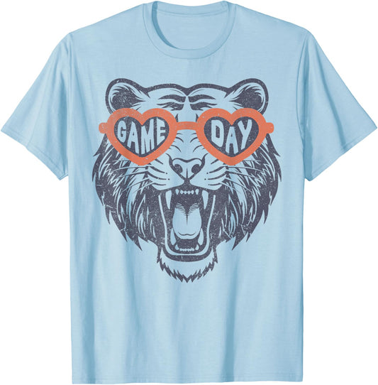 Game Day Tiger T-Shirt - T-Shirt | Light Blue