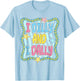 Preppy I Dilly and I Dally Leopard Coquette for Girls Women T-Shirt - T-Shirt | Light Blue